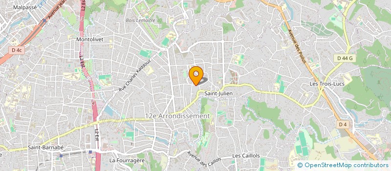localisation de l'entreprise SCI AVENIR à MARSEILLE 12EME