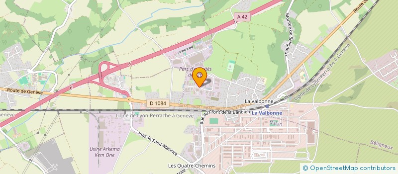 localisation de l'entreprise SCI AVENIR à BELIGNEUX