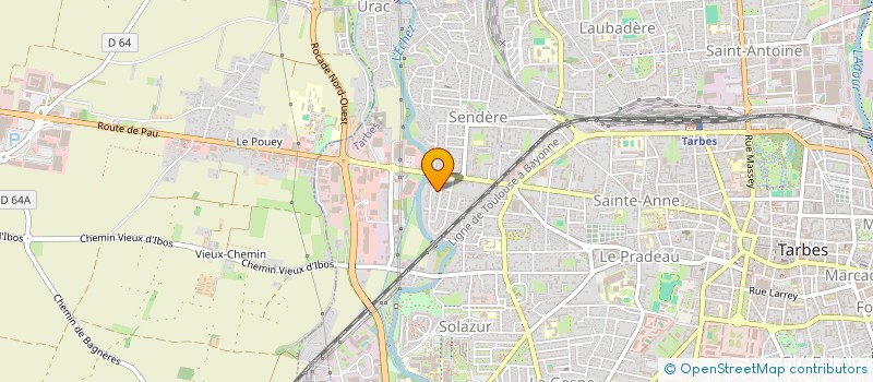 localisation de l'entreprise SCI AVENIR  TARBES