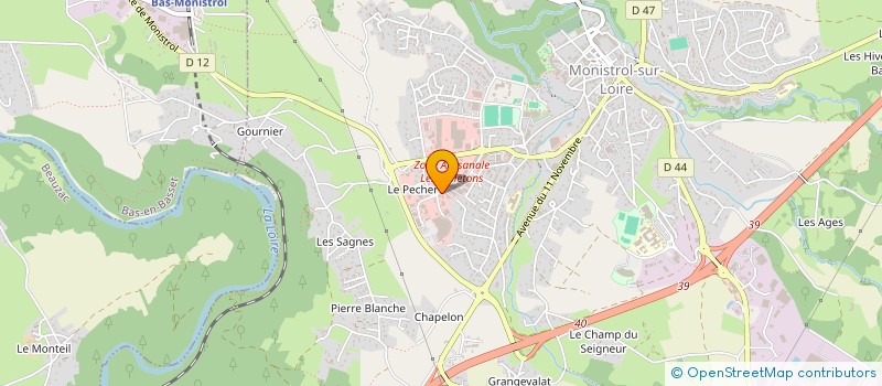 localisation de l'entreprise SCI AVENIR  MONISTROL-SUR-LOIRE