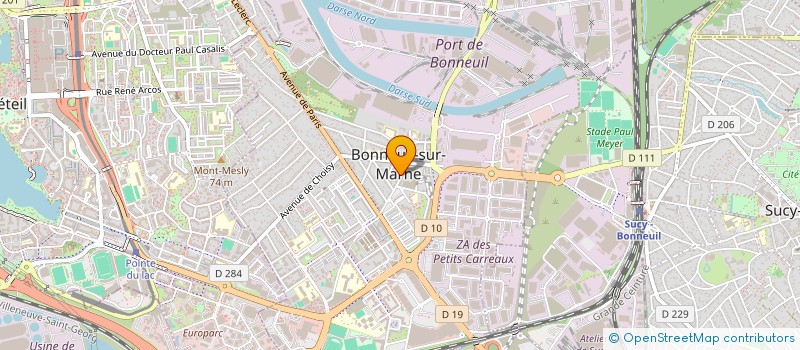 localisation de l'entreprise SCI AVENIR à BONNEUIL-SUR-MARNE