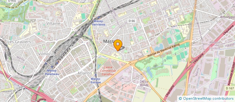 localisation de l'entreprise SCI AVENIR  MASSY
