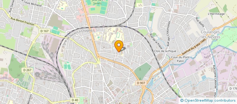 localisation de l'entreprise SCI AVENIR à NEVERS