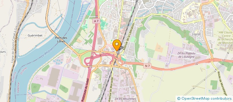 localisation de l'entreprise SCI AVENIR  VALENCE