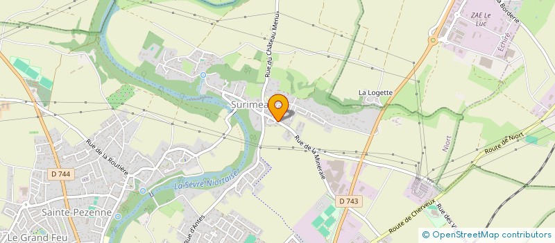 localisation de l'entreprise SCI AVENIR à NIORT