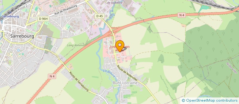 localisation de l'entreprise SCI AVENIR  BUHL-LORRAINE