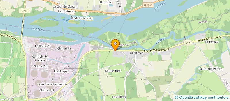 localisation de l'entreprise SCI AVENIR  LA CHAPELLE-SUR-LOIRE