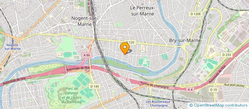 localisation de l'entreprise SCI AVENIR  LE PERREUX-SUR-MARNE