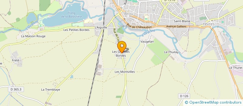 localisation de l'entreprise SCI AVENIR à BROU
