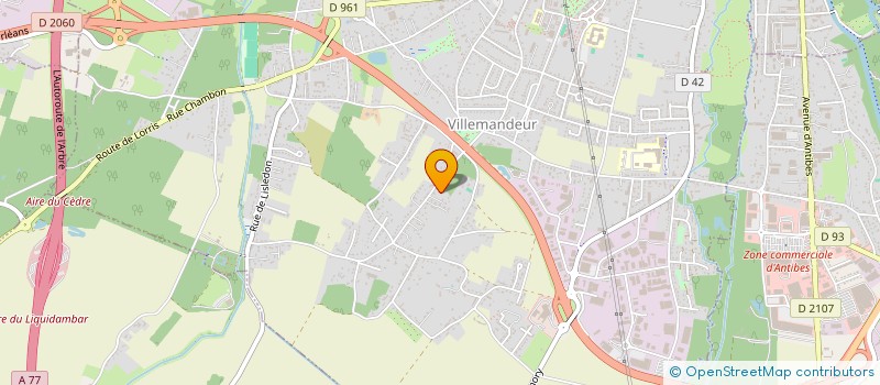 localisation de l'entreprise SCI AVENIR à VILLEMANDEUR