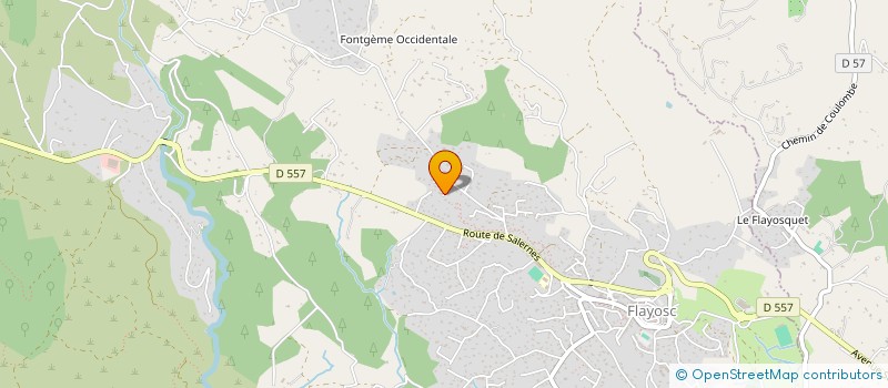 localisation de l'entreprise SCI AVENIR  FLAYOSC