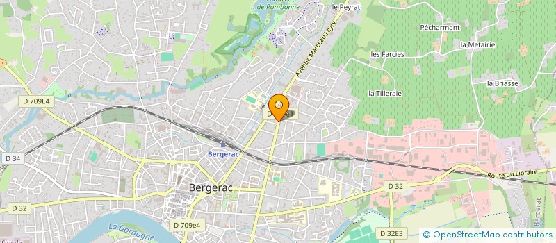 localisation de l'entreprise SCI AVENIR à BERGERAC
