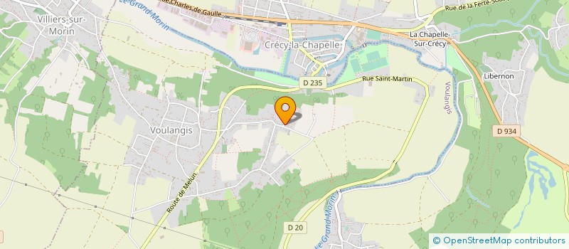 localisation de l'entreprise SCI AVENIR  VOULANGIS