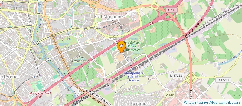 localisation de l'entreprise SCI AVENIR à MONTPELLIER