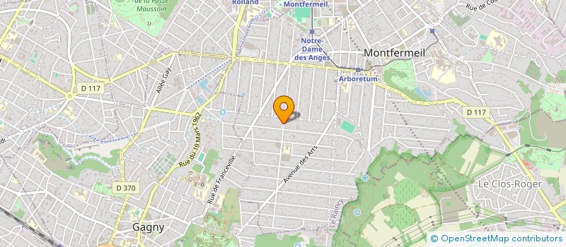localisation de l'entreprise SCI AVENIR à MONTFERMEIL