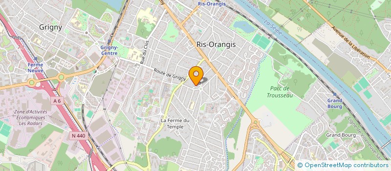 localisation de l'entreprise SCI AVENIR à RIS-ORANGIS