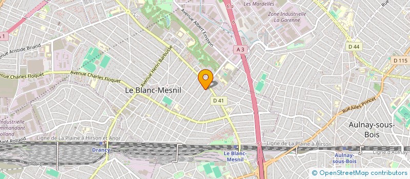 localisation de l'entreprise SCI AVENIR à LE BLANC-MESNIL
