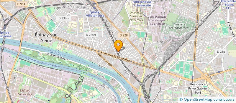 localisation de l'entreprise SCI AVENIR à EPINAY-SUR-SEINE