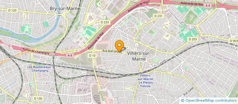 localisation de l'entreprise SCI AVENIR  VILLIERS-SUR-MARNE