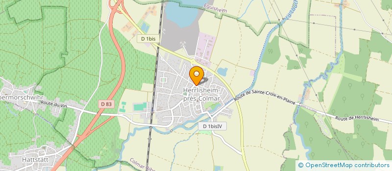 localisation de l'entreprise SCI AVENIR  HERRLISHEIM-PRES-COLMAR