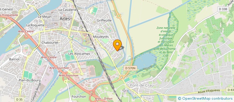 localisation de l'entreprise SCI AVENIR à ARLES