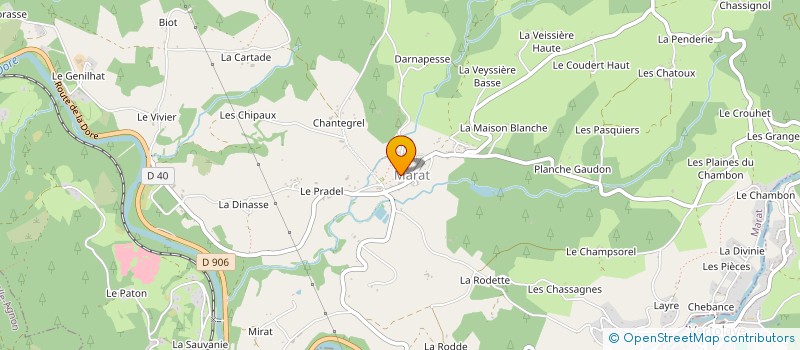 localisation de l'entreprise SCI AVENIR  MARAT