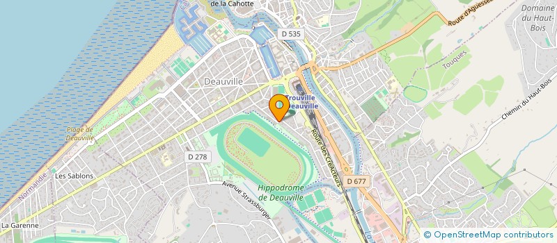 localisation de l'entreprise SCI AVENIR 51 à DEAUVILLE