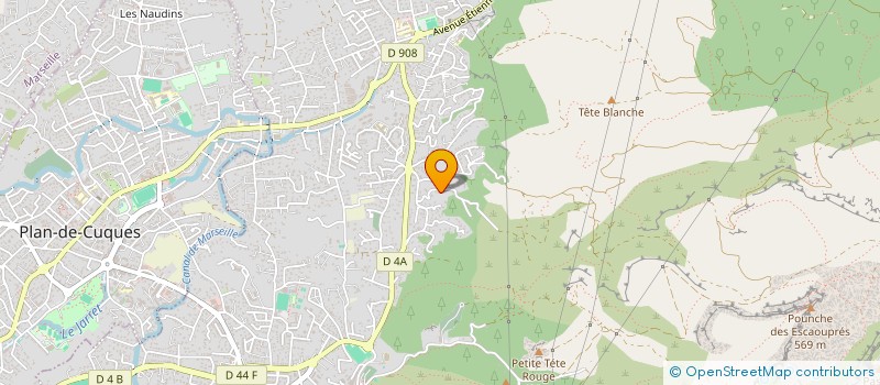 localisation de l'entreprise SCI AVENIR  ALLAUCH