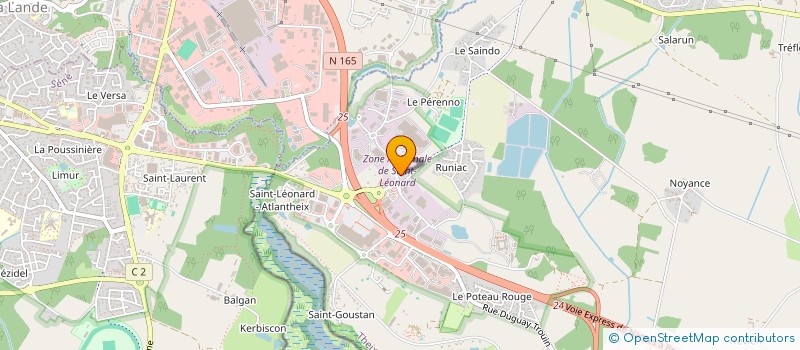 localisation de l'entreprise SCI AVENIR  THEIX-NOYALO