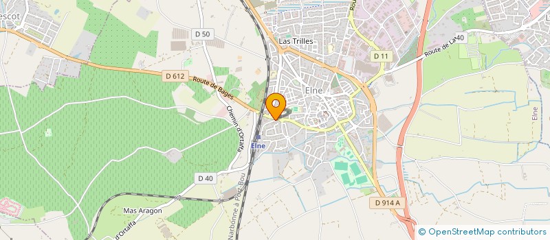 localisation de l'entreprise SCI AVENIR  ELNE