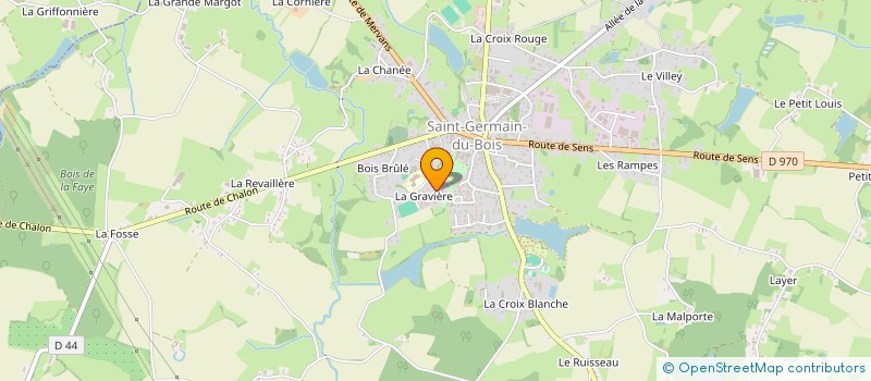 localisation de l'entreprise SCI AVENIR 71 à SAINT-GERMAIN-DU-BOIS