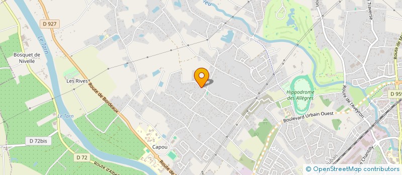 localisation de l'entreprise SCI AVENIR  MONTAUBAN