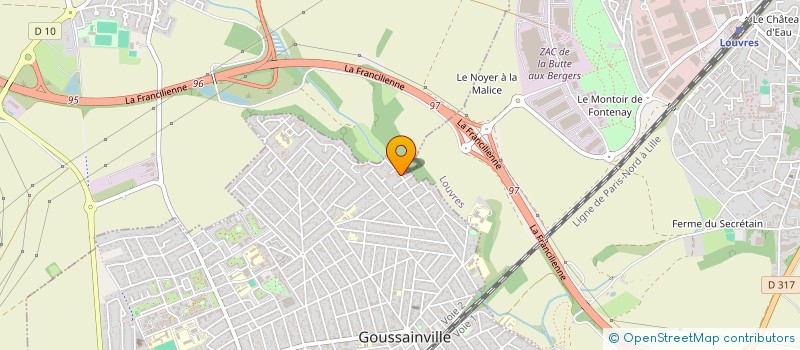 localisation de l'entreprise SCI AVENIR à GOUSSAINVILLE