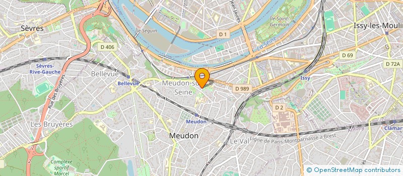 localisation de l'entreprise SCI AVENIR à MEUDON