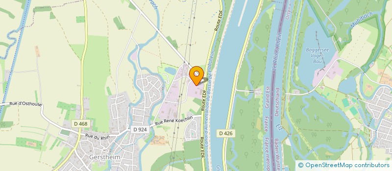 localisation de l'entreprise SCI AVENIR  GERSTHEIM