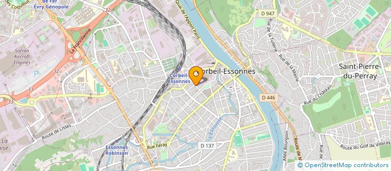 localisation de l'entreprise SCI AVENIR à CORBEIL-ESSONNES