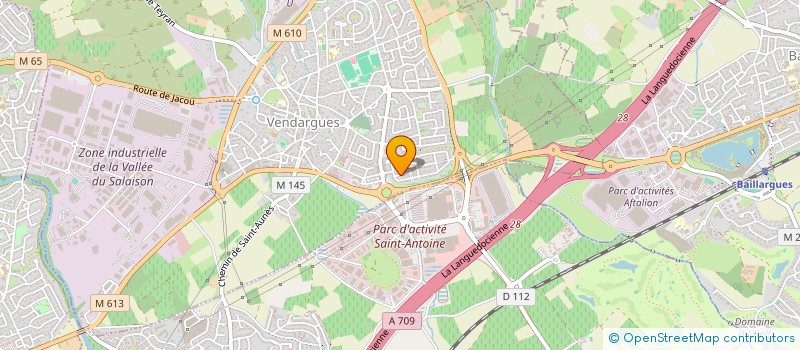 localisation de l'entreprise SCI AVENIR à VENDARGUES