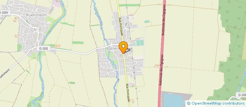 localisation de l'entreprise SCI AVENIR  BATTENHEIM