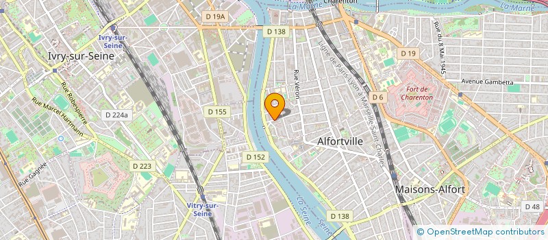 localisation de l'entreprise SCI AVENIR à ALFORTVILLE