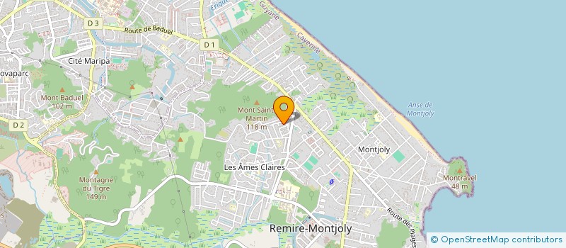 localisation de l'entreprise SCI AVENIR  REMIRE-MONTJOLY