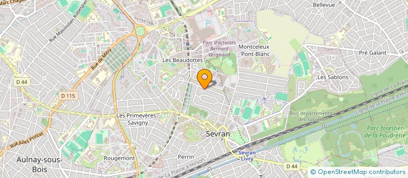 localisation de l'entreprise SCI AVENIR  SEVRAN