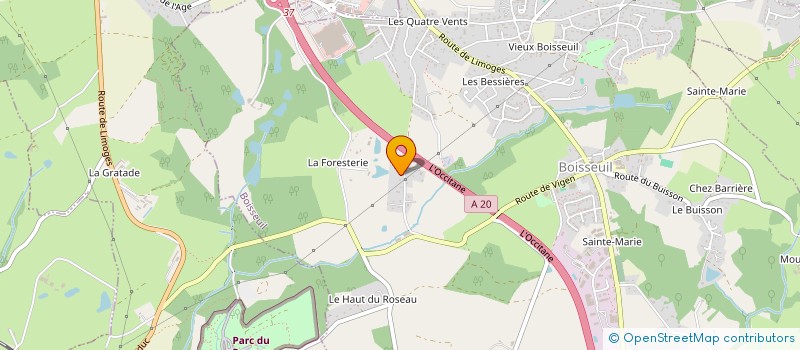 localisation de l'entreprise SCI AVENIR  BOISSEUIL