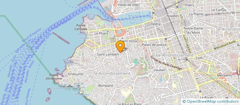 localisation de l'entreprise SCI AVENIR CAFE à MARSEILLE