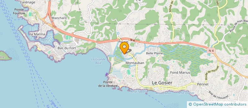 localisation de l'entreprise SCI AVENIR CHARTRONS LMF à LE GOSIER