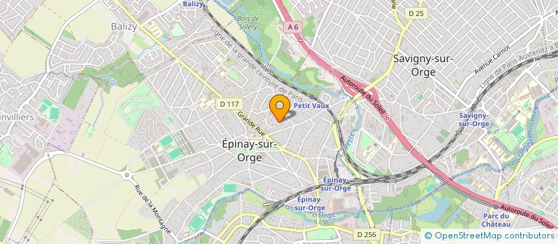 localisation de l'entreprise SCI AVENIR & CO  EPINAY-SUR-ORGE