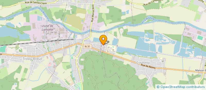 localisation de l'entreprise SCI AVENIR CONSTRUCTION  CUISE-LA-MOTTE