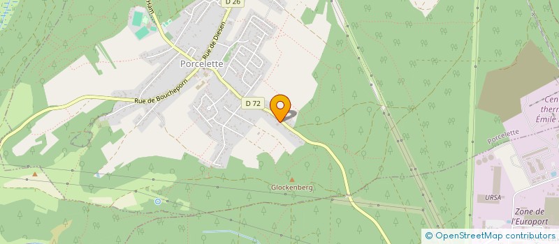 localisation de l'entreprise SCI AVENIR CR  PORCELETTE