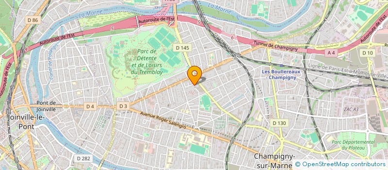 localisation de l'entreprise SCI AVENIR EXPENSION  CHAMPIGNY-SUR-MARNE