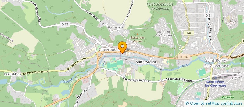 localisation de l'entreprise SCI AVENIR FGA  CHEVREUSE