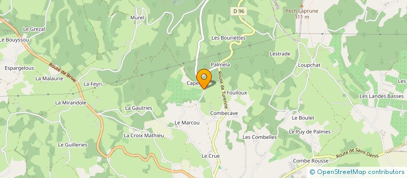 localisation de l'entreprise SCI AVENIR GUINOT  MARTEL